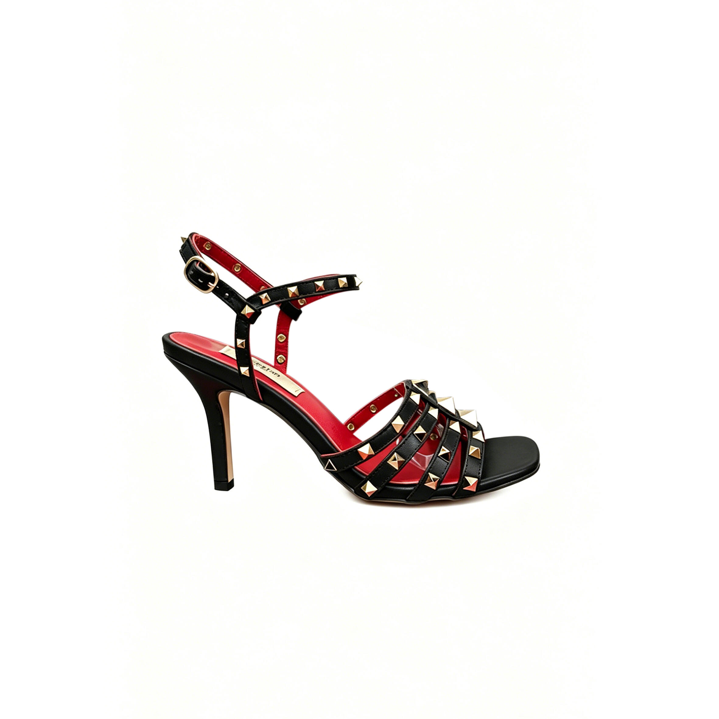 VALENTINO GARAVANI ROCKSTUD KIDSKIN SANDAL 65MM